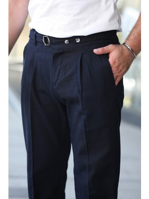 Baselco Tasarım Italyan Model Keten Pantolon