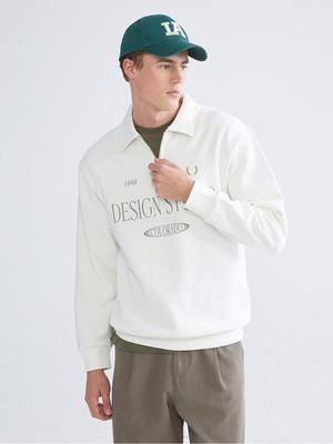 LC Waikiki Yeni Sezon Polo Yaka Erkek SWEATSHIRT_8684690018884