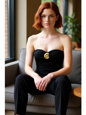 FRM Kadın Straplez Bluz Dokulu Örme Kumaş ve Dikkat Çekici Detaylar Kaliteli Şık Rahat Modern Zarif