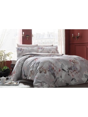 Taç Dijital Saten Çift Kişilik Nevresim Takımı