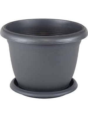 V507 Villa Saksı Set No: 7 8,8 Litre, 31 Cm, Antrasit
