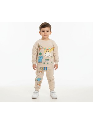 Gigi Giyim Safari Desenli Erkek Çocuk Takım