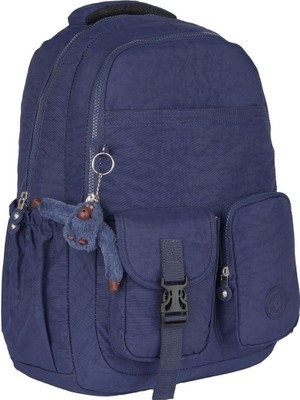 Rky Serenity Relaxion Suya Dayanıklı Klinkır Kumaş 9 Bölmeli Geniş Hacimli Okul Günlük Spor Seyahat Sırt Çantası