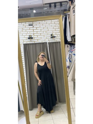 V Yaka Salaş Elbise