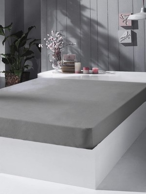 My Shopping 200X200 Lastikli Fitted Çarşaf %100 Pamuk Penye