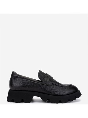 Valmenti Erkek Hakiki Deri Siyah Loafer Ayakkabı 1093 1902 Erk Ayk SK25-26 Sıyah Ir Fltr