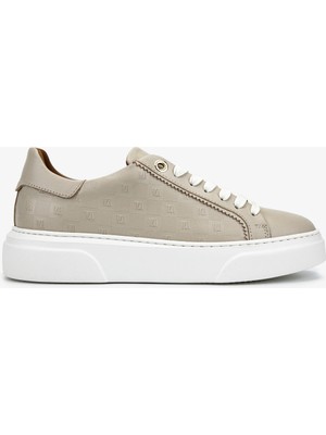 Valmenti Kadın Hakiki Deri Kırık Beyaz Sneakers & Spor Ayakkabı 04 VAL-502 Bn Ayk SK25-26 Off Whıte Nappa