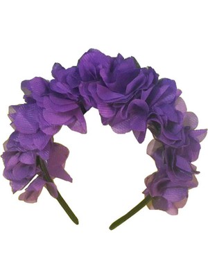 Evsay Bol Güllü Kına Gecesi Nedime Tacı Kına Tacı 5 Ad Lohusa Tacı Fuşya Mor