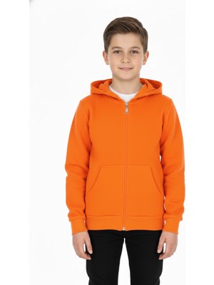 Crassi Erkek Çocuk Hırka 2 Iplik Şardonlu Arkası Baskılı