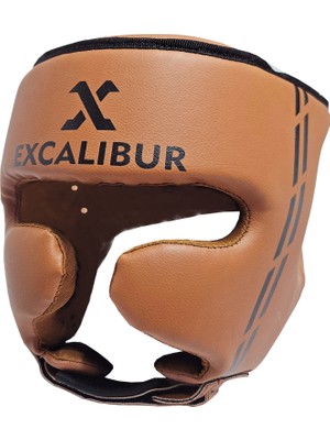 Excalibur Klasik Boks Antrenman Kaskı Taba L
