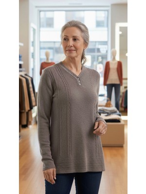 Anne Kışlık Rahat Kesim Kazak