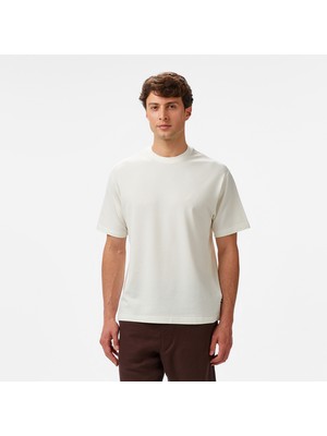 Nautica Erkek Krem Comfort Fit T-Shirt