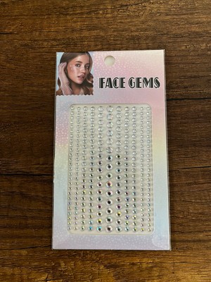 Gülümse Gel 1 Adet Inci Taşlı Yapıştırma Tırnak Saç Makyaj Sticker Yüz Taşı Yapışkanı Taş Stickerı