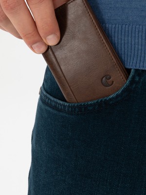 Cacharel Erkek Kahverengi %100 Deri Kartlık 50316496-VR029