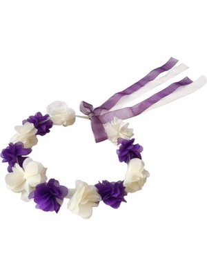 Evsay 10'lu Yuvarlak Nedime Tacı Lazer Kesim Çiçekli Yuvarlak Nedime Tacı Kırmızı NOCOLOR-8973044E