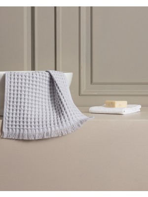 Madame Coco Marlie 2'li %100 Pamuk El Havlusu - Gri - 30X45 cm