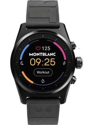 Montblanc Summit Lite Black And Rubber Strap 128408