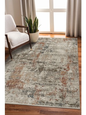 Konfor Halı Flora FL003 Çok Renkli Hav Toz Vermez Salon Mutfak Koridor Oturma Odası Yolluk Halı Makine Halısı