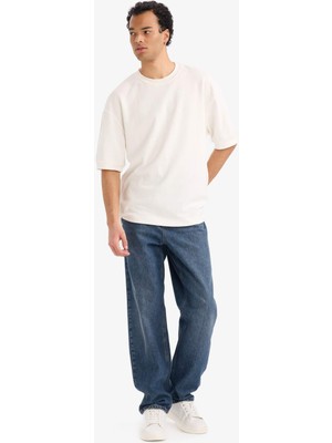 DeFacto Baggy Fit Geniş Paça Jean Pantolon G2844AX25AU