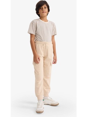 DeFacto Beli Lastikli Kargo Eşofman Altı Erkek Çocuk F4171A825WN