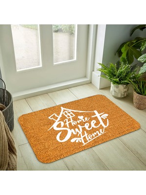 Kelebek Home Home Sweet Home Temalı Iç-Dış Kapı Önü Paspası