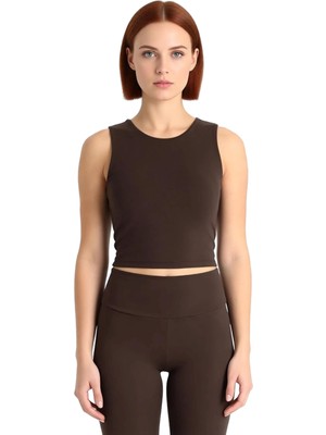 Ersefa Kadınlar Için Konforlu ve Şık Içi Pedli Örme Spor Bluz Kaliteli Şık Rahat Modern Zarif Günlük