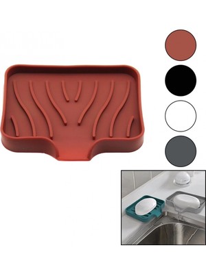 Marsilyan Sabunluk - Silikon Mutfak - Banyo Su Giderli - Esnek - Yapışkan VANTUZBRKT-217941 (K95)