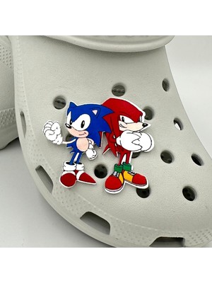 Balp Charm Terlik Süsü ve Aksesuarı , Çanta Süsü – Jibbitz 3D Dev Boy Sonicc Logo Aksesuar