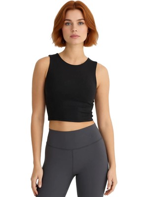 Ersefa Kadınlar Için Konforlu ve Şık Içi Pedli Örme Spor Bluz Kaliteli Şık Rahat Modern Zarif Günlük