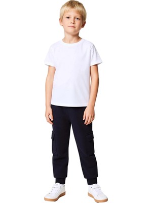 Ersefa Oversize Pamuklu Tişört ve Jogger Pantolon Erkek Çocuk Seti Kaliteli Şık Rahat