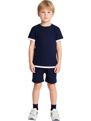 Ersefa Çocuklar Için Konforlu Pamuklu Iki Parça Ev Giyimi Seti Kaliteli Şık Rahat  Günlük