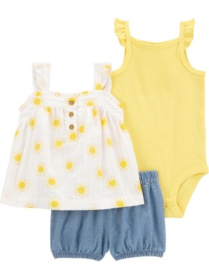 Carter's Kız Bebek Alt Üst Set