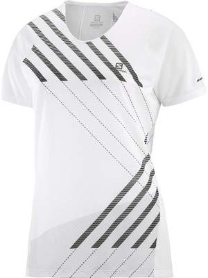 Salomon Sense Aero Kadın Beyaz Koşu Tişört