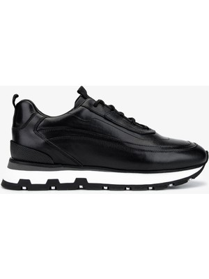 Valmenti Erkek Hakiki Deri Siyah Sneakers & Spor Ayakkabı 1093 3071 Erk Ayk SK25-26 Sıyah Dr