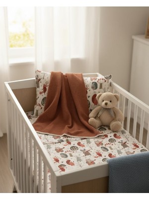 Storkist Bordo %100 Pamuk Bebek Pike Takımı