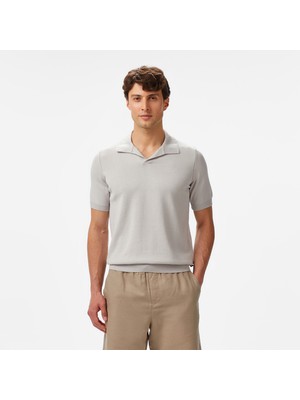 Nautica Erkek Gri Classic Fit Triko