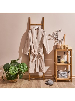 Matmel Soft Anvers Kadın Bornoz - Krem - S / M