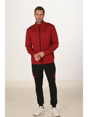 Marco Ferry Şardonlu Dalgıç Erkek Eşofman Takımı Kırmızı 5255-K