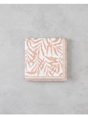 English Home Nutmeg Kağıt 20'li Kağıt Peçete 33x33 cm Kahverengi