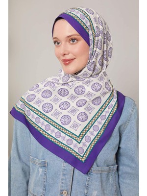 Levidor Mor Motif Desen Club Şal