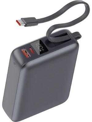 Qcy 20000MAH - Powerbank Siyah - 45W Hızlı Şarj - Taşınabilir Şarj Cihazı