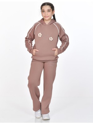 Giyinse Chestnut Street Kız Çocuk Eşofman Takımı Kahverengi