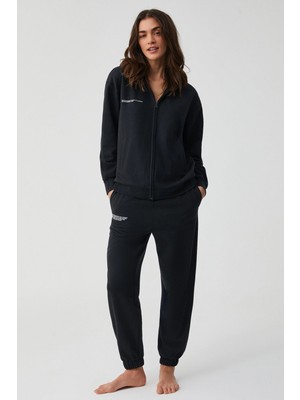 Penye Mood Kapüşonlu Eşofman Takımı