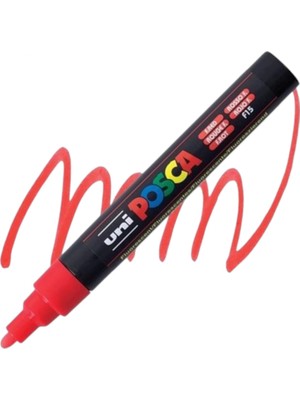 Uniball Posca (1.8-2.5) Su Bazlı Boyama Markörü Kırmızı ( N ) (Uni-Pc-5m)