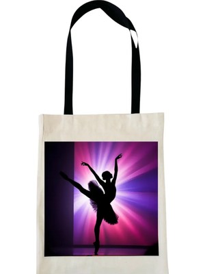 Ada Kostüm Balerin Silüet Koton Çanta