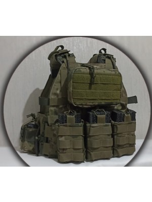 5,56 Taktik Hücüm Yeleği Tam Donanım 7 B Profosyonel Tip