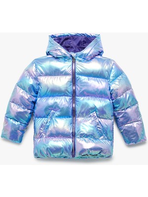 Koton Kapşonlu Fermuarlı Parlak Şişme Mont