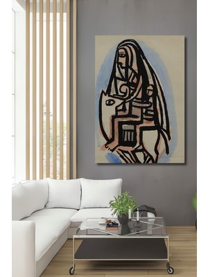 Teona Ahşap Dekoratif Ahşap Dikdörtgen Tablo Modern Figürlü Yolculuk