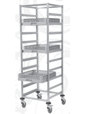 Pimak Servis ve Taşıma Arabası Kaset Taşıma, Yüksek 50 x 50 x 165 (CM)