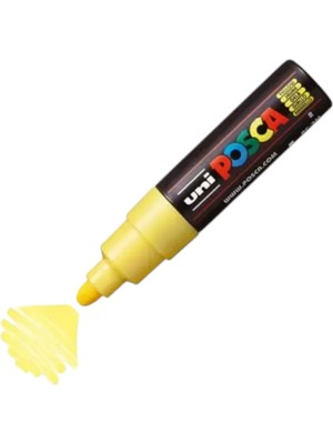 Uniball Posca (4.5-5.5) Su Bazlı Poster Markörü Sarı (Uni-Pc-7m)